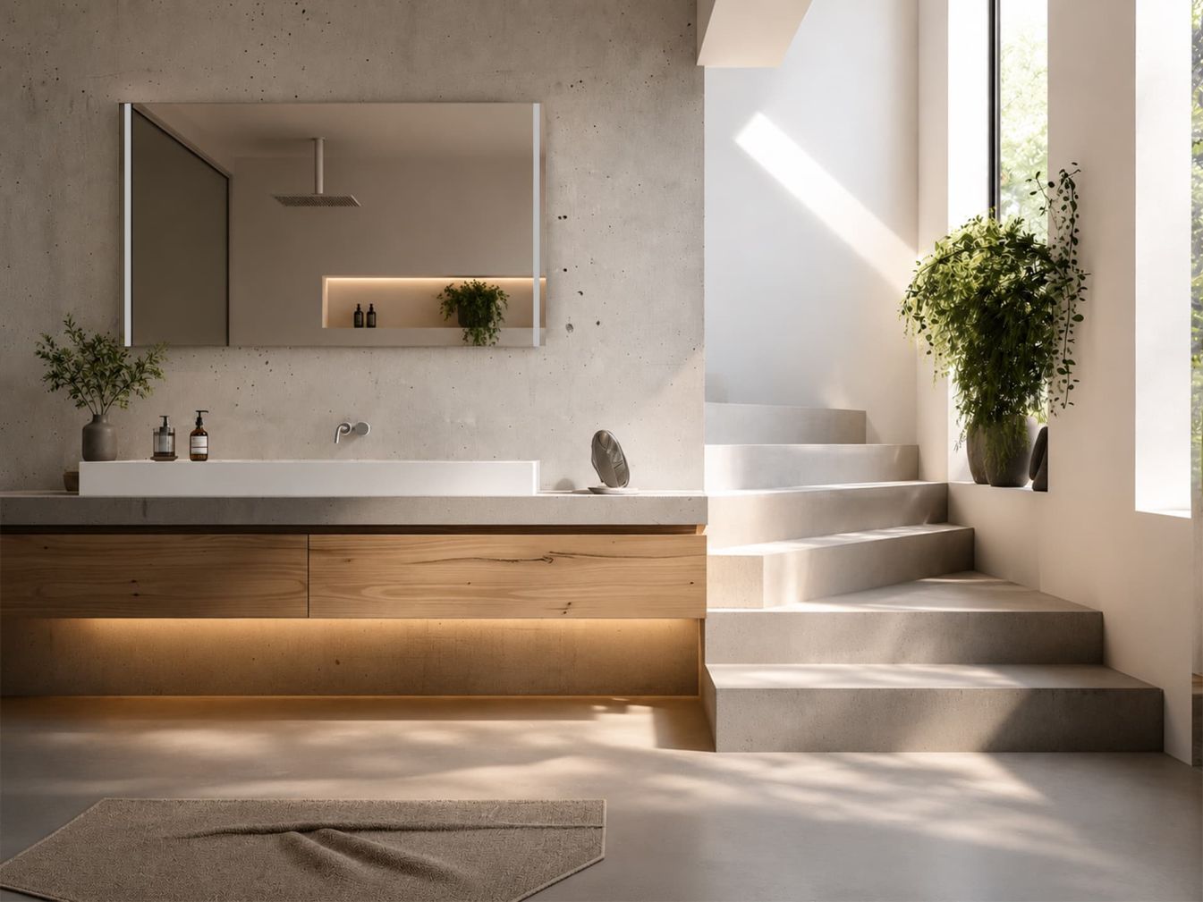 Preview: Badspiegel THRONES mit beidseitiger Beleuchtung